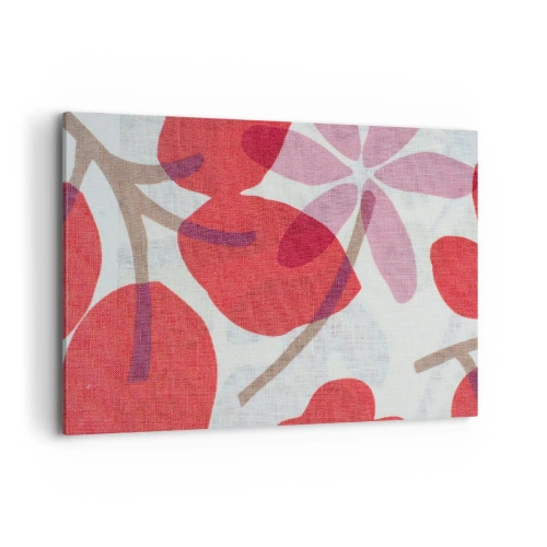 Canvas picture - Flower Composition in Pink - 100x70 cm