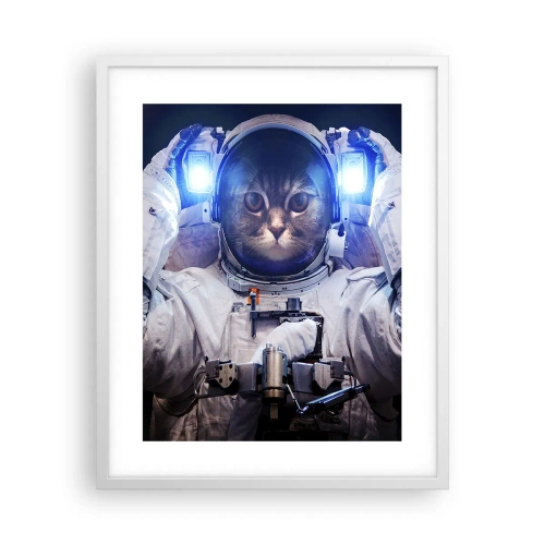 Poster in white frmae - Houston, You've Got a Problem - 40x50 cm