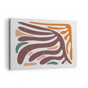 Canvas picture - Radiant Organic Composition - 120x80 cm