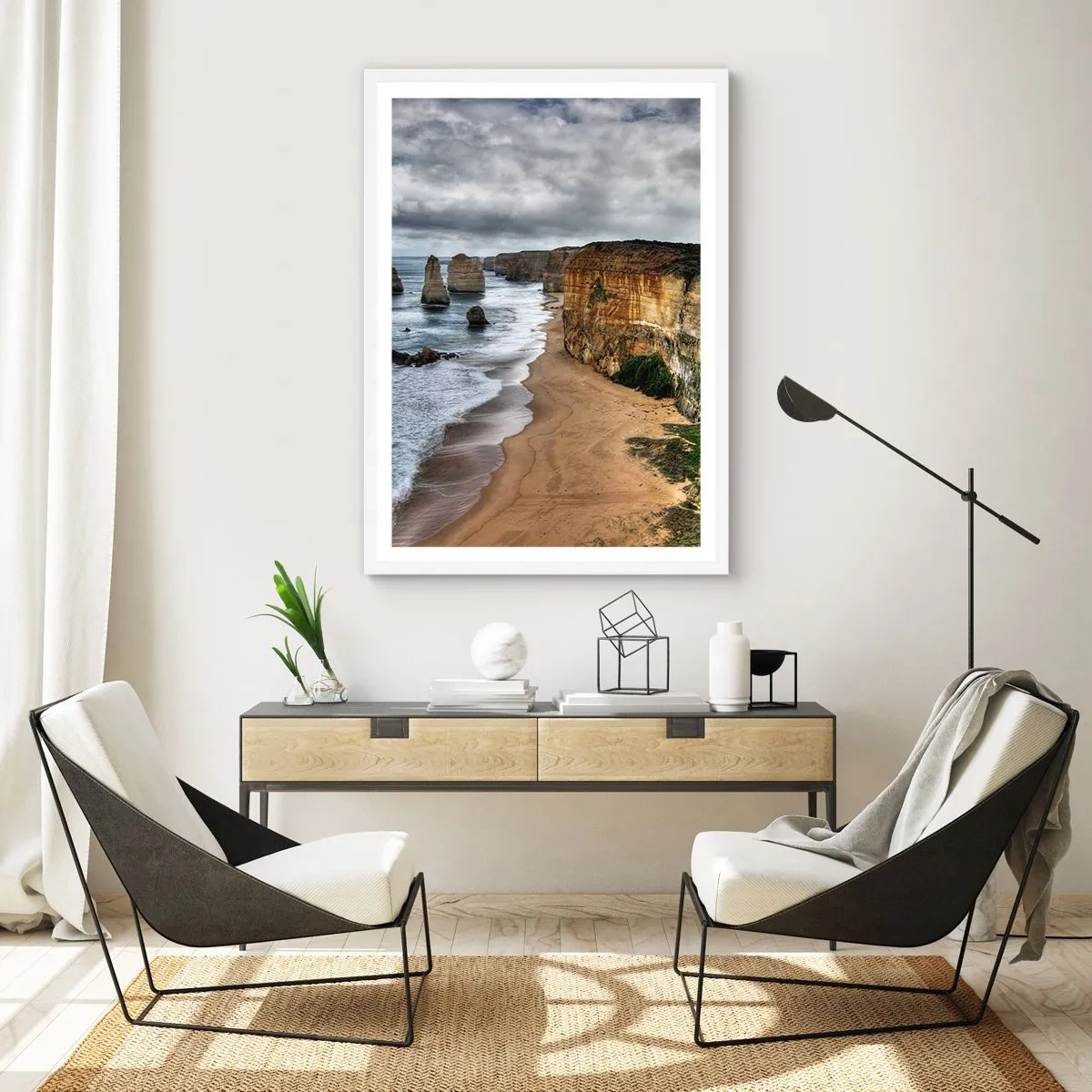 Poster in white frmae - Raw Beauty - 70x100 cm