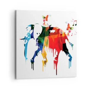Canvas picture - Everyone Can Dance - 60x60 cm