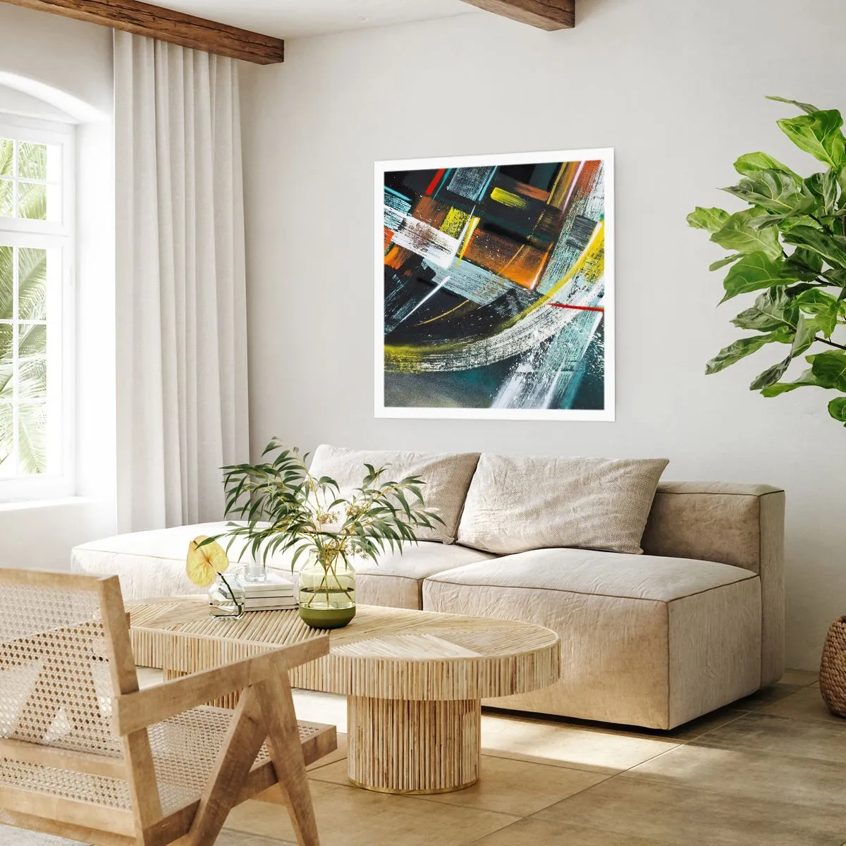 Poster - Energy of Movement - 40x40 cm