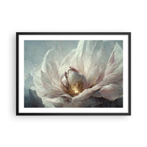 Poster in black frame - It Blooms Once Every Hunderd Years - 70x50 cm