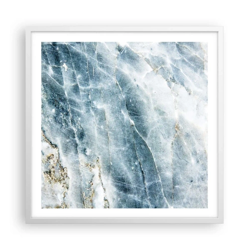 Poster in white frmae - Icy World - 60x60 cm