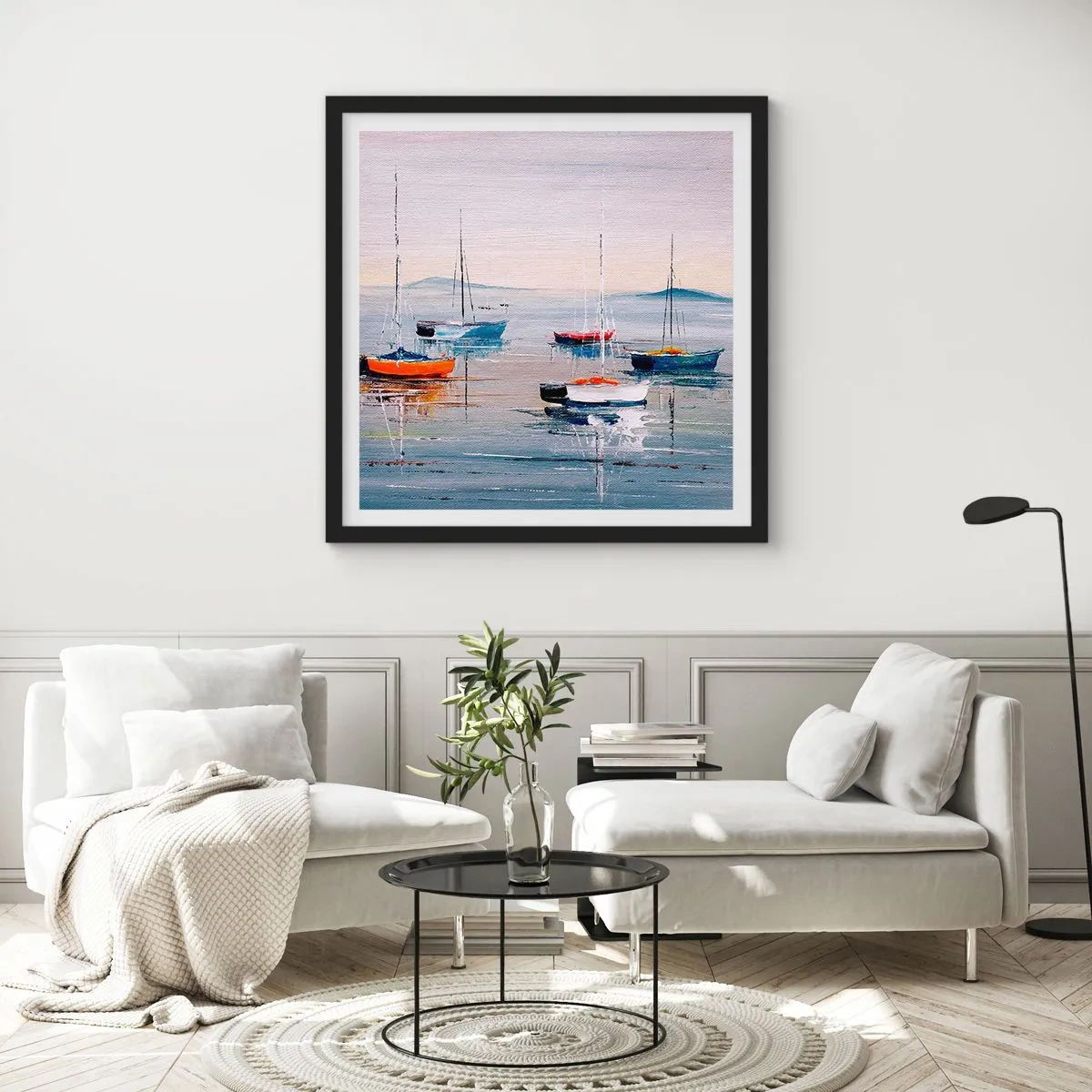 Poster in black frame - Deserved Rest - 50x50 cm