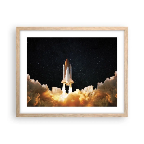 Poster in light oak frame - As Astra! - 50x40 cm