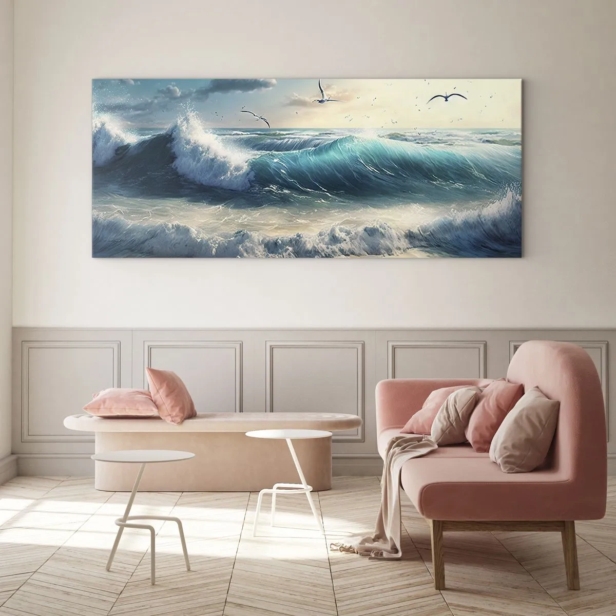 Glass picture - It Hums Especially for You - 100x40 cm