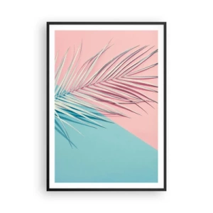 Poster in black frame - Tropical impression - 70x100 cm