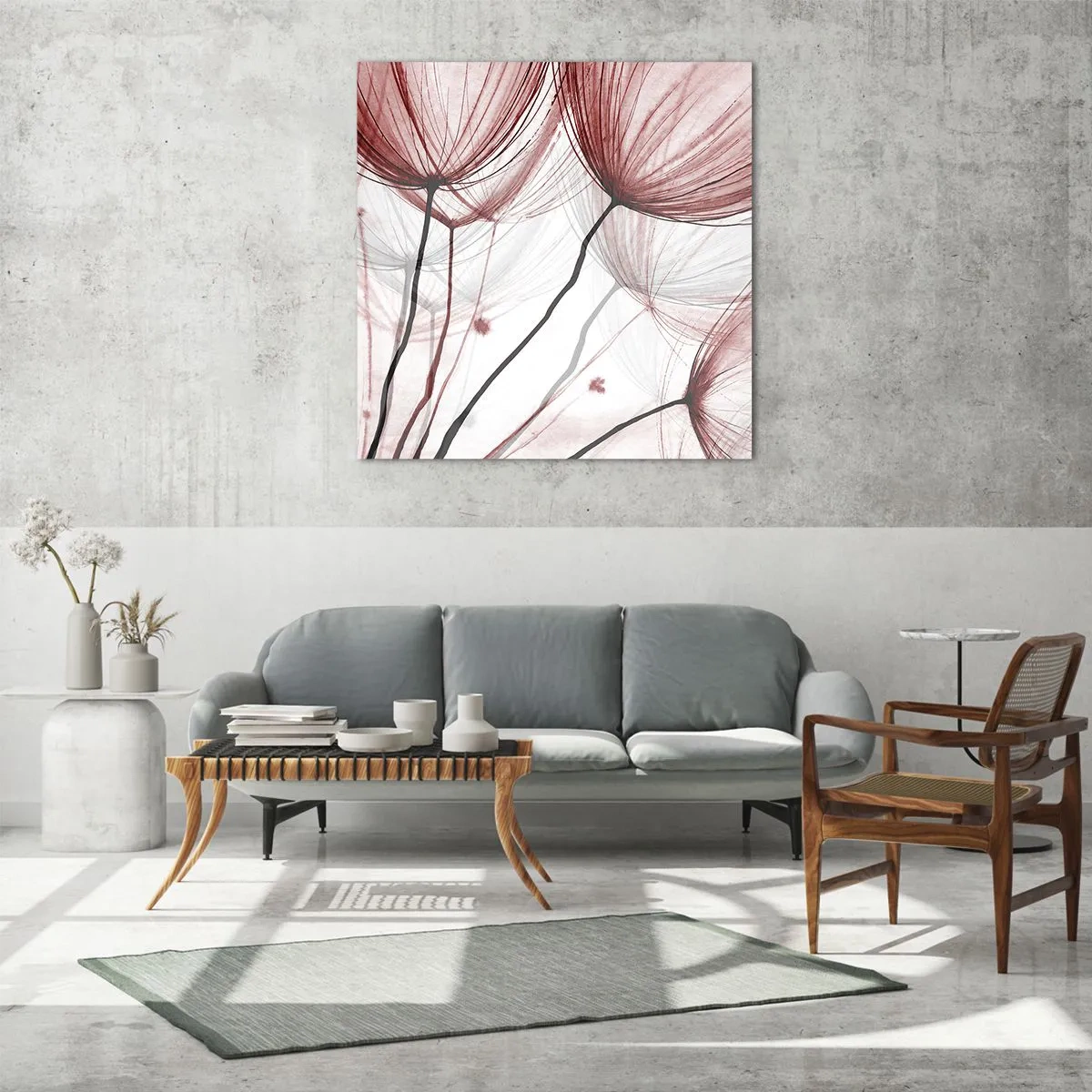 Glass picture - Before Takeoff - 60x60 cm