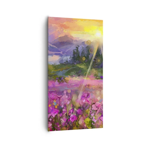 Canvas picture - In a Valley, Looked after by the Sun - 65x120 cm