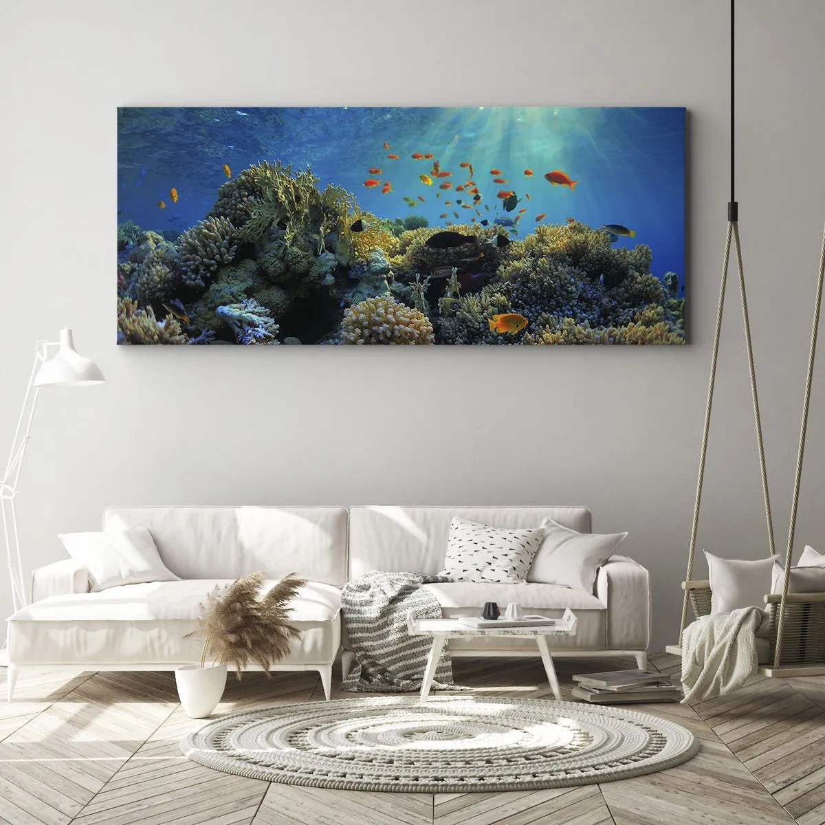 Canvas picture - Underwater Treasures - 140x50 cm