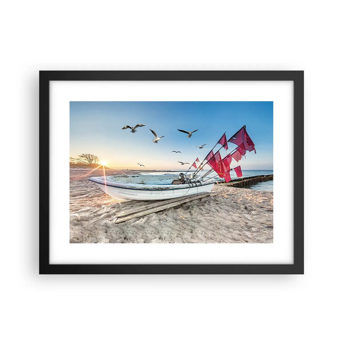 Poster in black frame - Deserved Rest - 40x30 cm