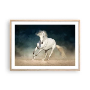Poster in light oak frame - Freedom in a Pure State - 70x50 cm