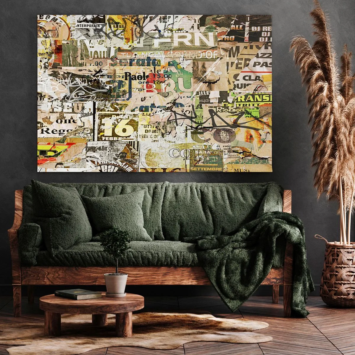 Canvas picture - So Much Is Going on - 120x80 cm