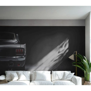 Self-Adhesive Photo Wallpaper Deluxe Sticker - Charm of the Classic - Car, Retro, Car - 250x175 cm