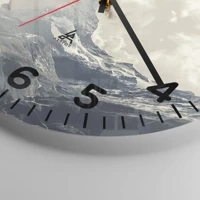 Clock face with numbers