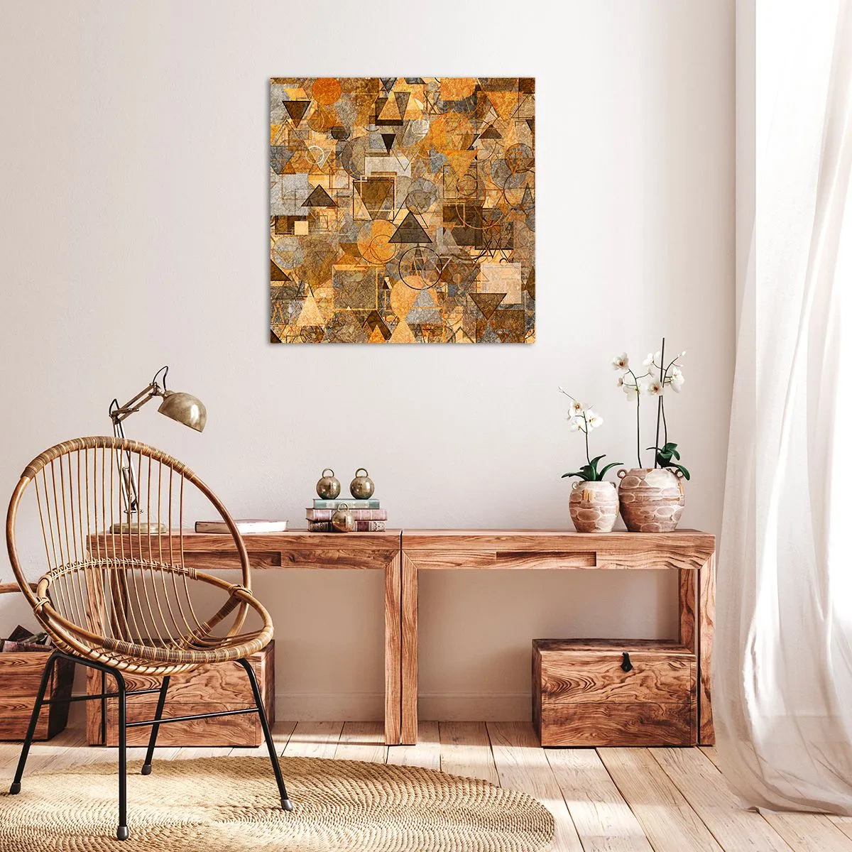 Canvas picture - World Caught in One Form - 70x70 cm