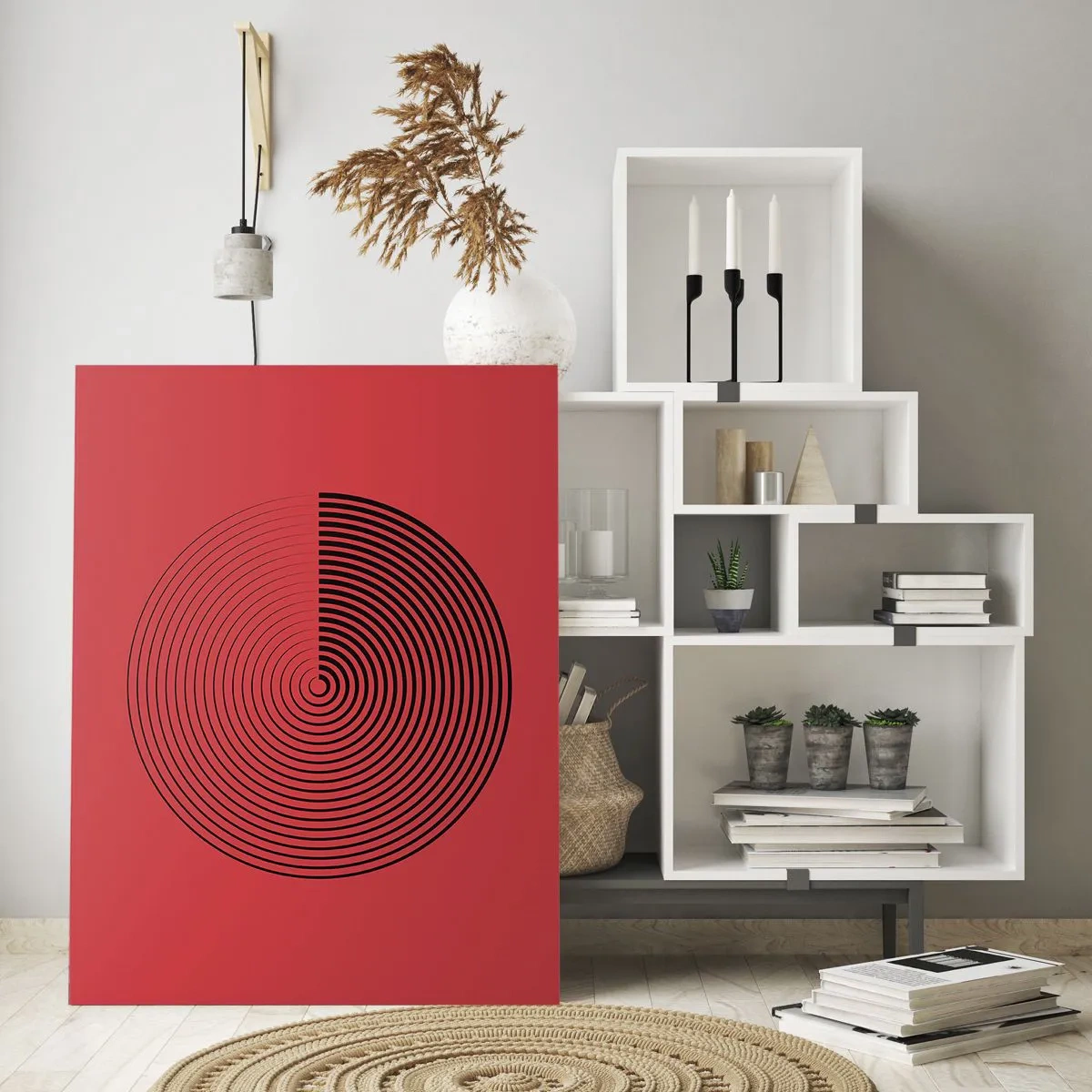 Glass picture - Circular Movement - 70x100 cm