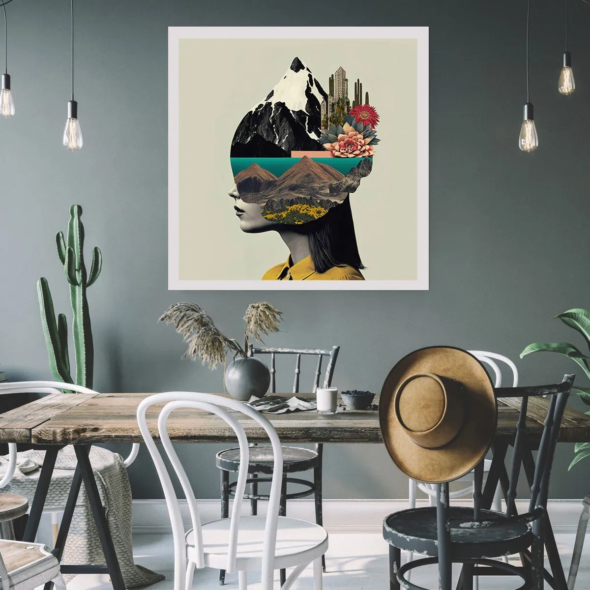 Poster - Woman - Always a Mystery - 30x30 cm