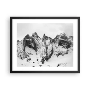 Poster in black frame - Granite Ridge - 50x40 cm