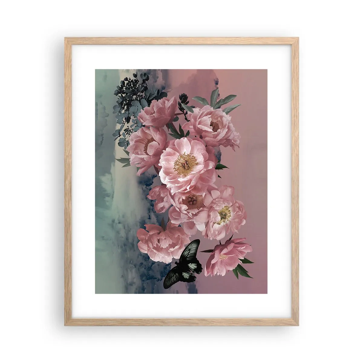 Poster in light oak frame - Peak of Romanticism - 40x50 cm
