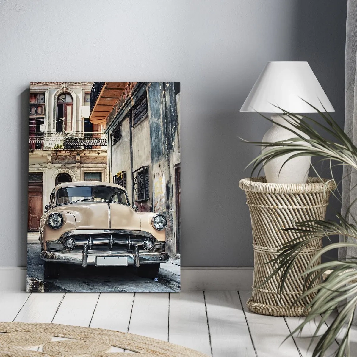 Canvas picture - Siesta in Havana - 55x100 cm