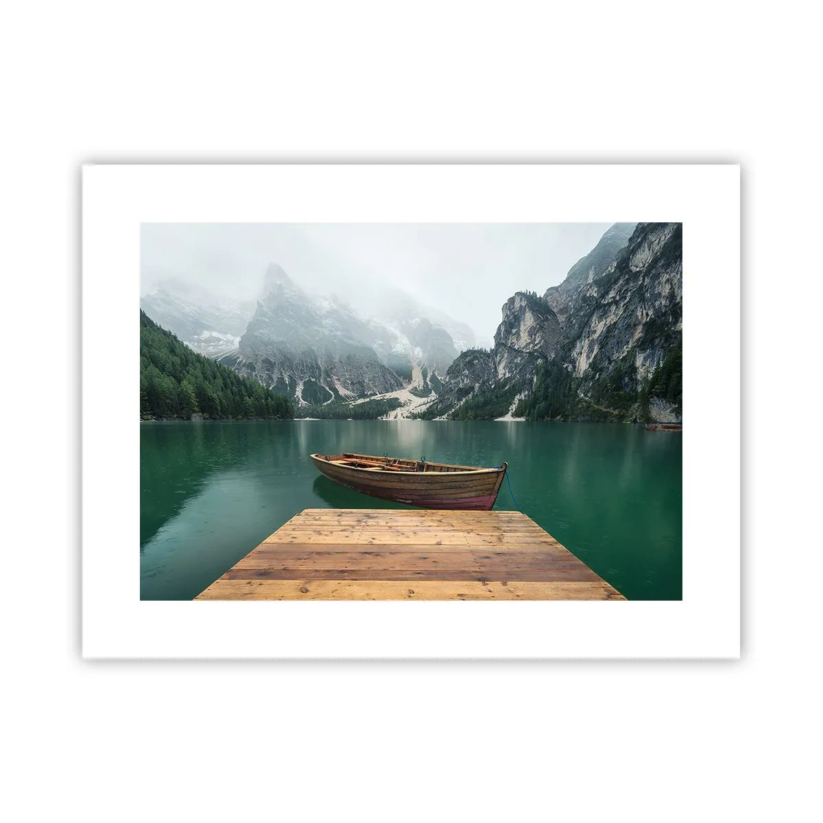 Poster - Boat Found Solitude - 40x30 cm