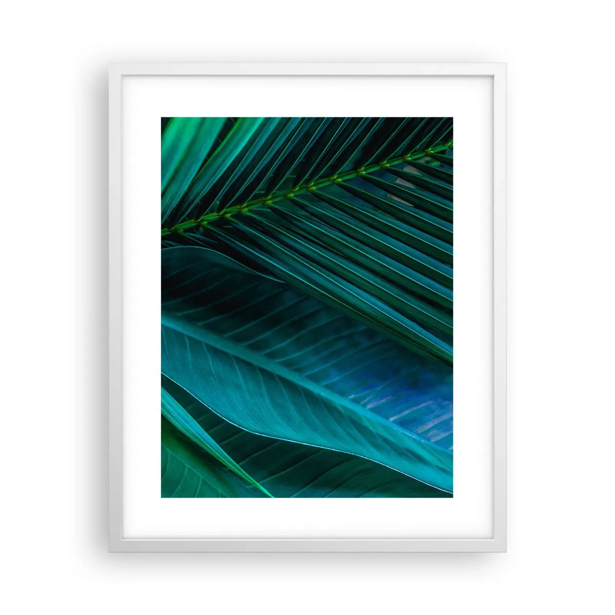 Poster in white frmae - Anatomy of Green - 40x50 cm