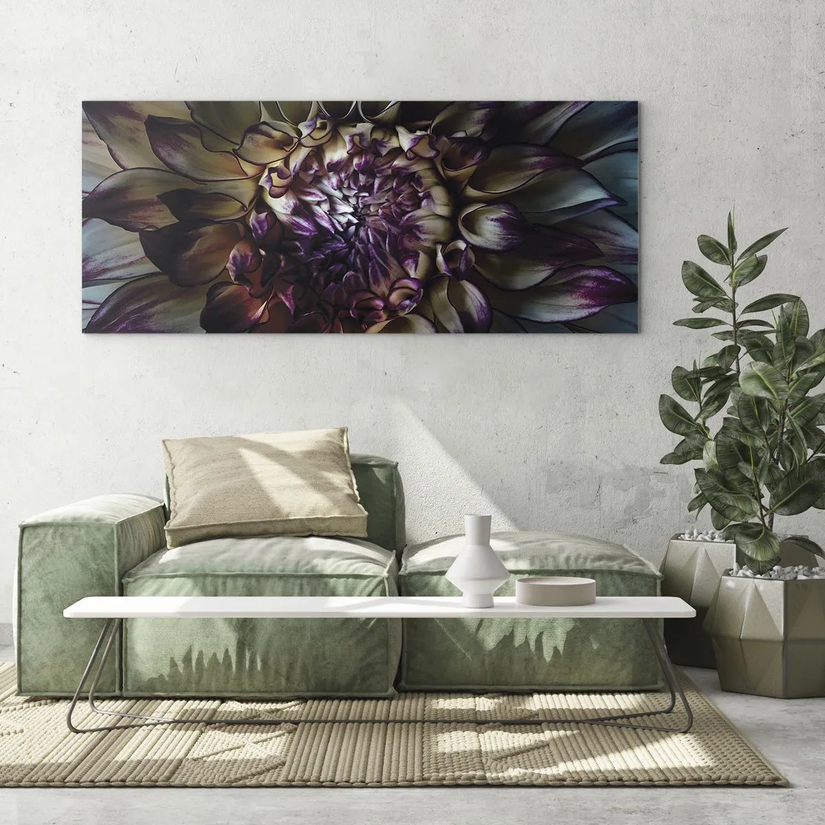 Glass picture - The Blossoming of Youth - 120x50 cm
