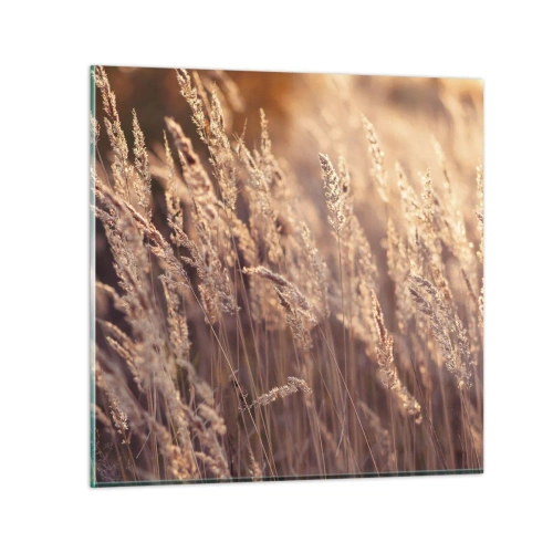 Glass picture - Ready to Welcome Autumn - 60x60 cm