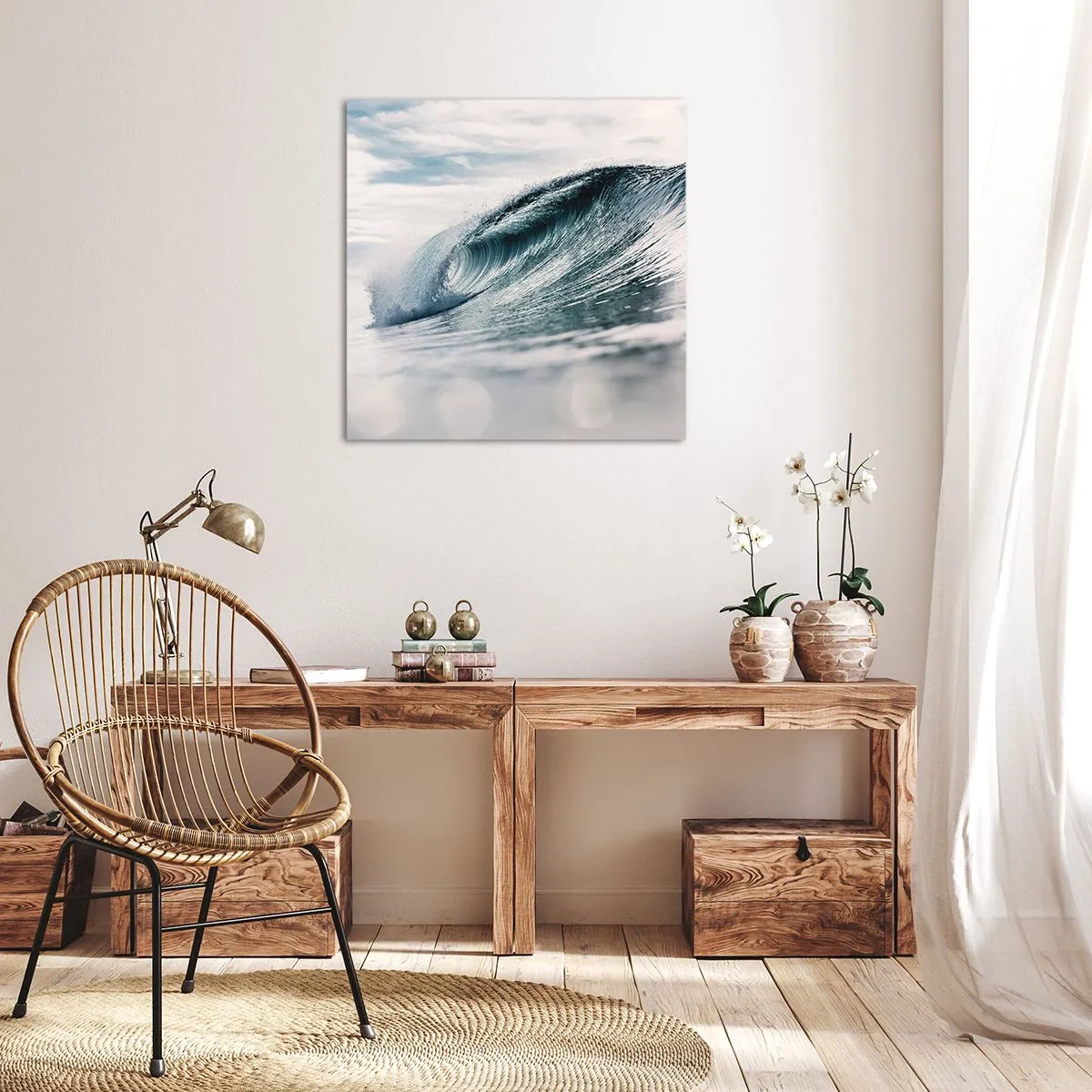 Canvas picture - Water Summit - 50x50 cm