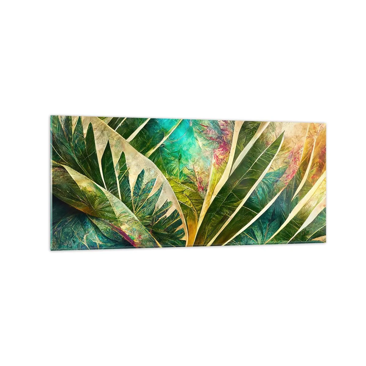 Glass picture - Colours of the Tropics - 120x50 cm