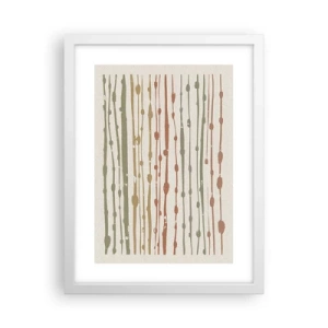 Poster in white frmae - Musical Colour Notation - 30x40 cm
