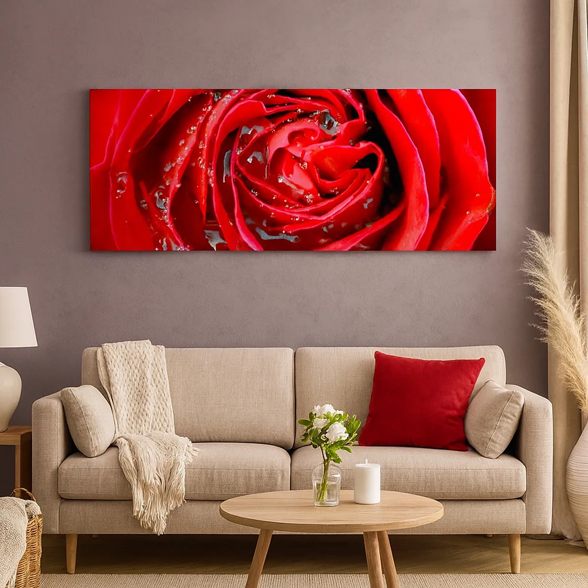 Canvas picture - In Dew Drops - 30x30 cm