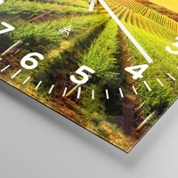 Clock face with numbers