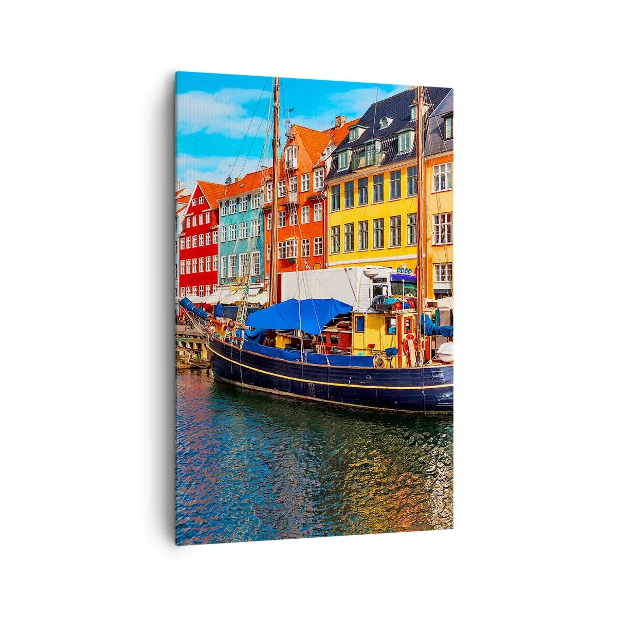 Canvas picture - Joyful Coast - 80x120 cm