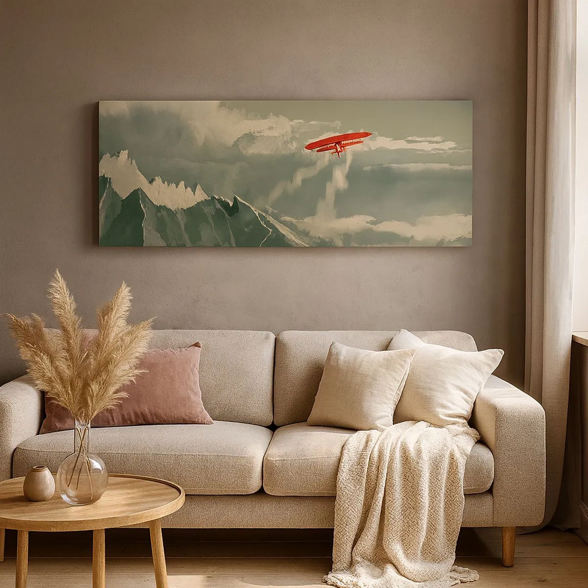 Canvas picture - Fearless Pioneer - 100x40 cm
