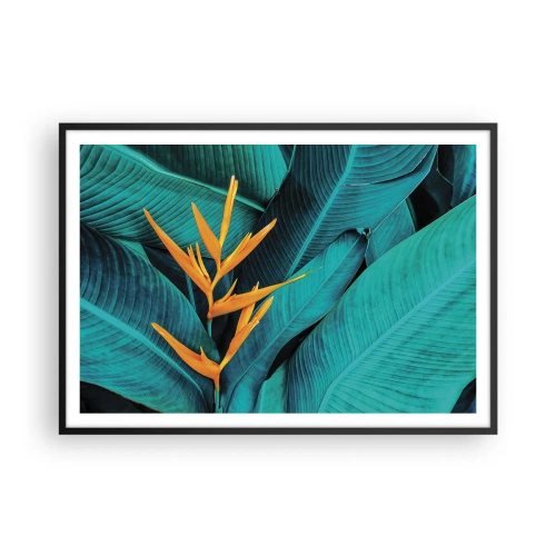 Poster in black frame - Flower of Eden - 100x70 cm