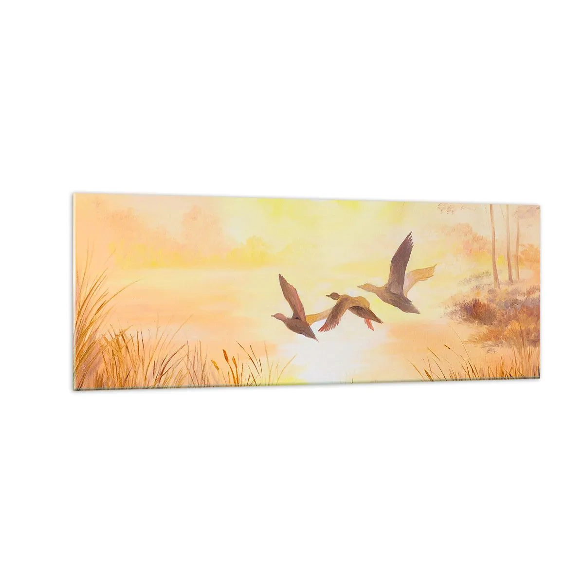 Glass picture - Beginning of a Distant Journey - 140x50 cm
