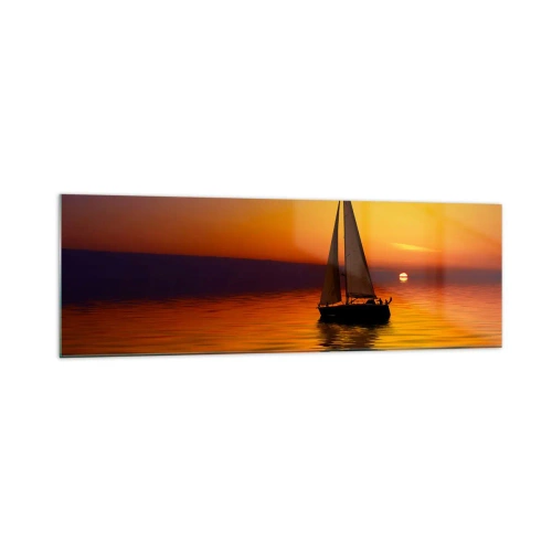 Glass picture - So Quiet Here After Dusk - 160x50 cm