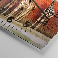 Clock face with numbers