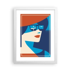 Poster in white frmae - Holiday Travel - 30x40 cm