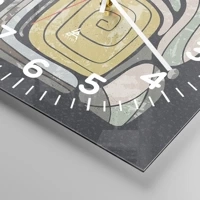 Clock face with numbers