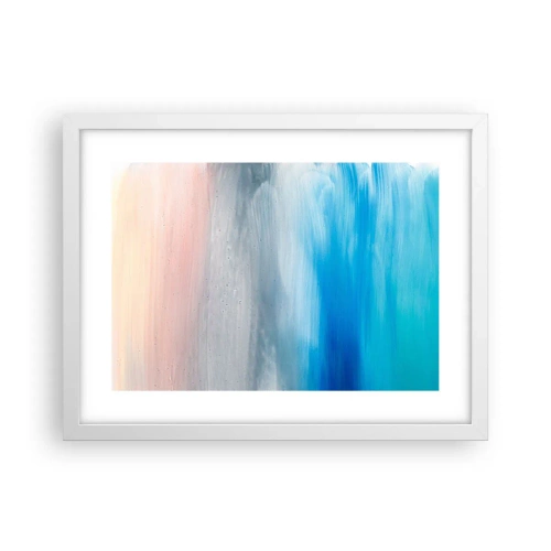 Poster in white frmae - Elements: Air - 40x30 cm