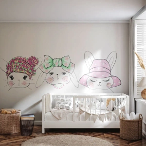 Self-Adhesive Photo Wallpaper Deluxe Sticker - Pensive Sad Cheerful - For children, Graphics, Illustration - 400x280 cm