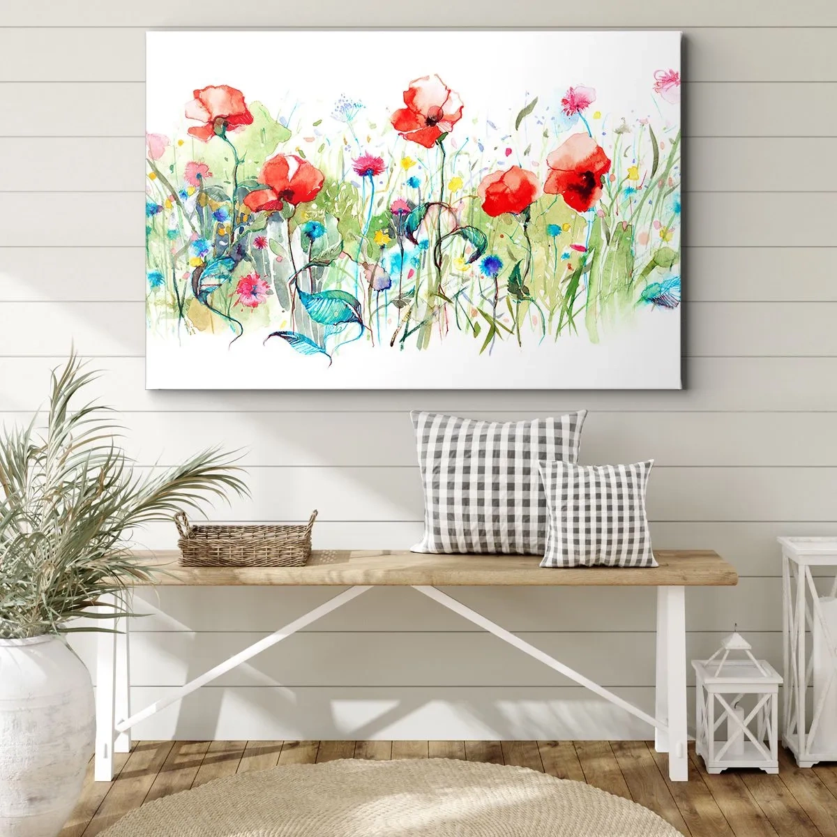 Canvas picture - Meadow in May - 100x70 cm