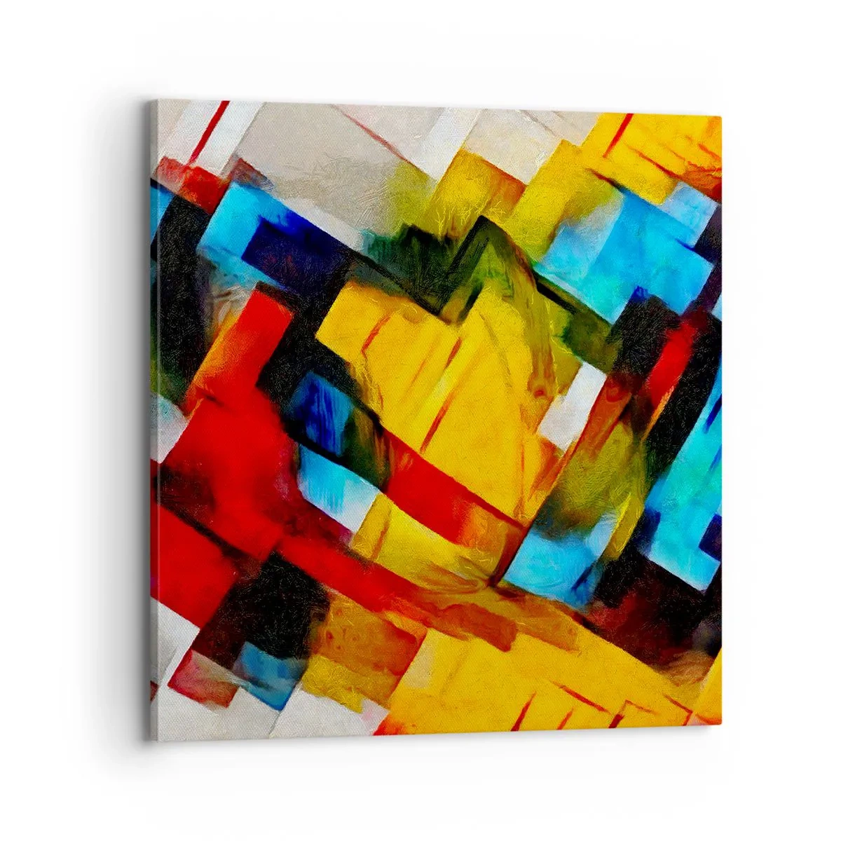Canvas picture - Colourful Quilt - 70x70 cm