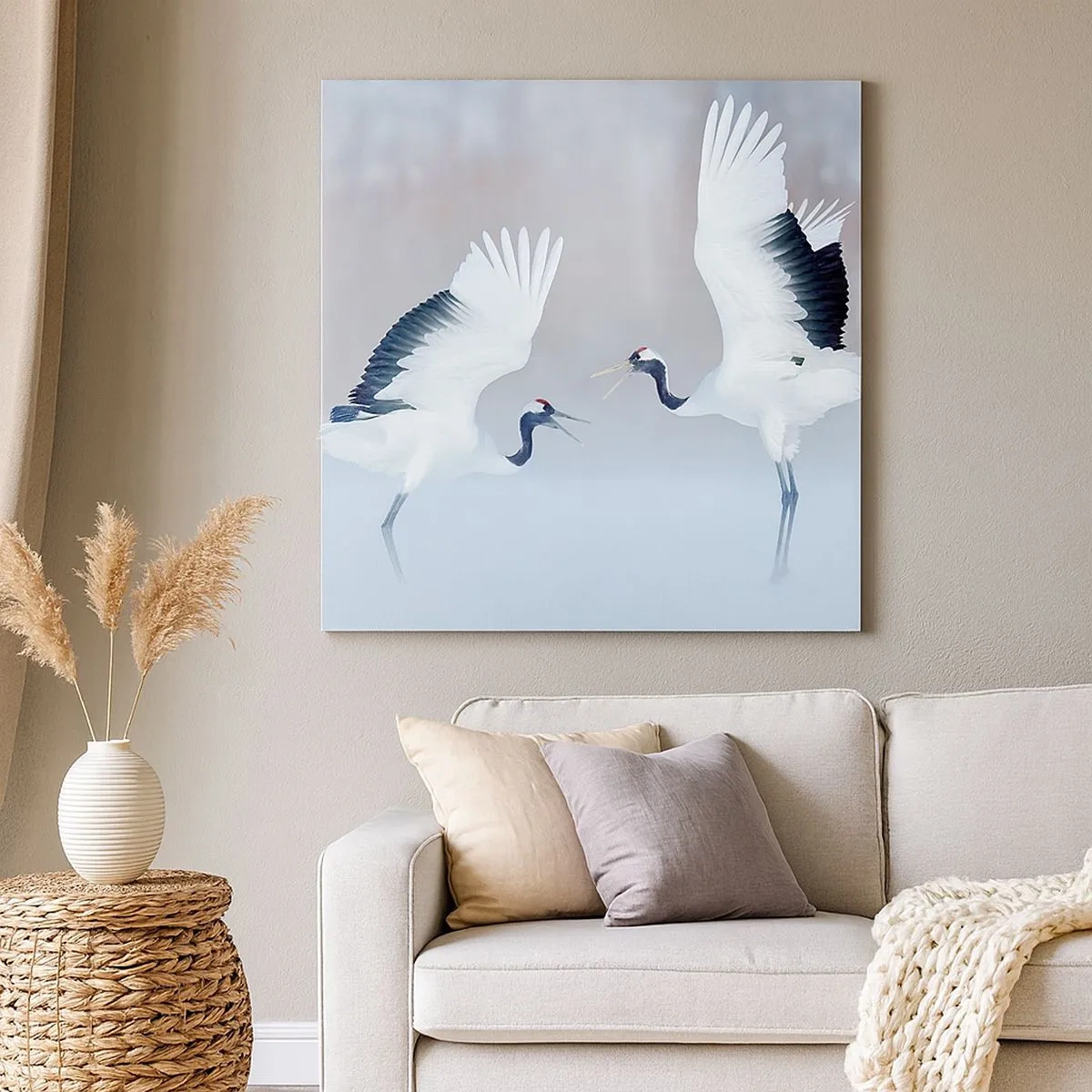 Canvas picture - Dance in the Fog - 30x30 cm