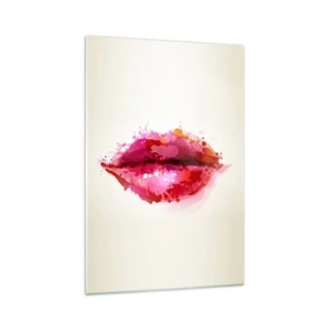 Glass picture - Redder Shade of Red - 70x100 cm