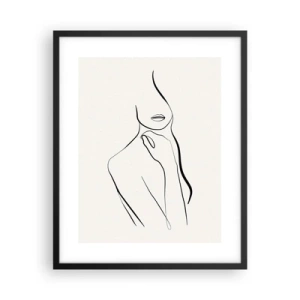 Poster in black frame - Wave of Melancholy - 40x50 cm